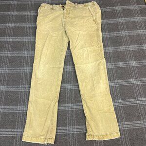 Abercrombie And Fitch Khaki Dress Pants Button Fly Mens 34 Waist 34 Length 34x34